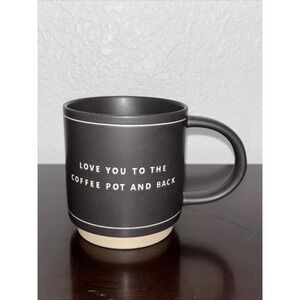Hallmark mug. Love you to the coffee pot in back!  Brown and Tan  Mint\Condition